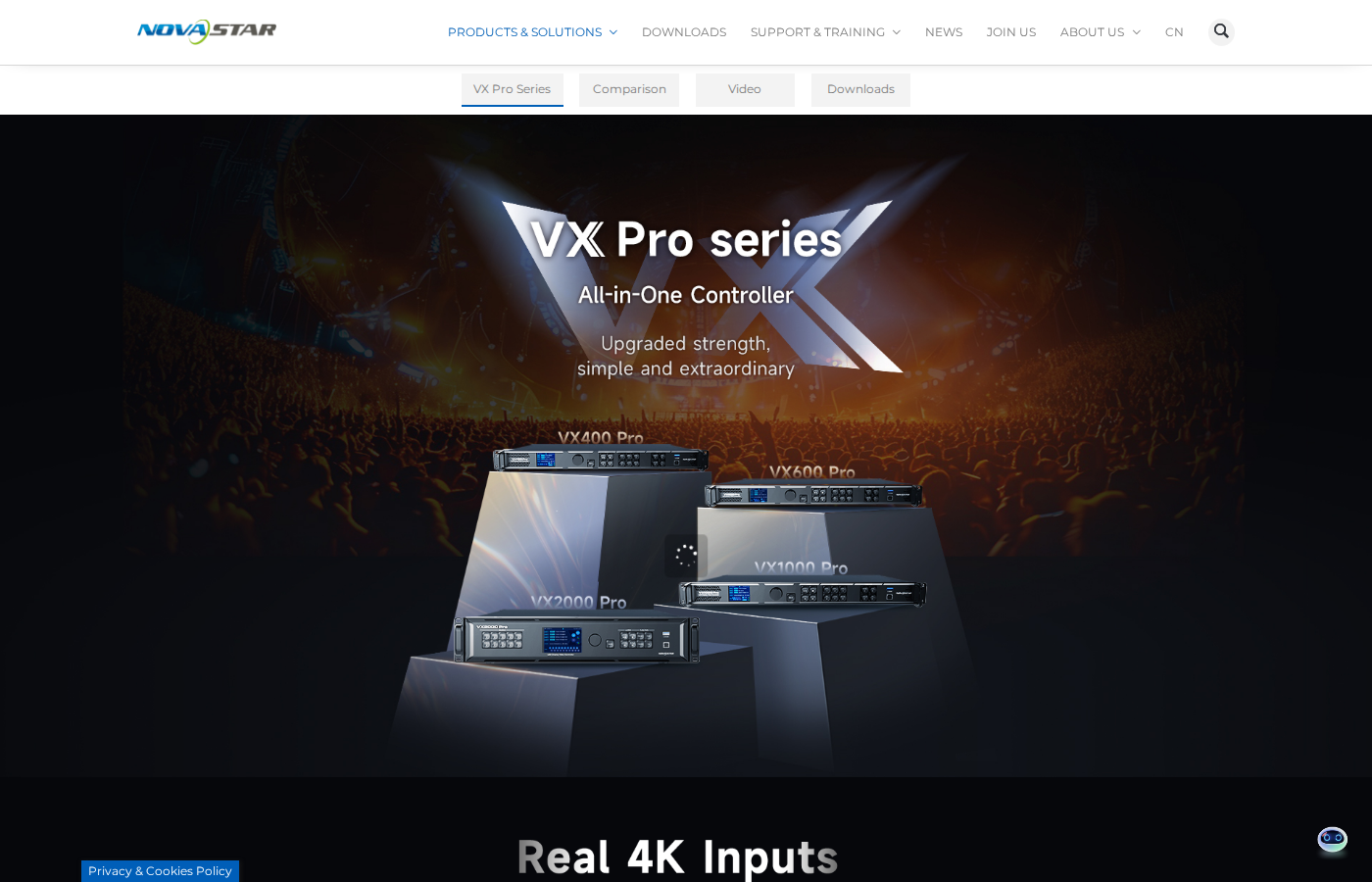 NovaStar VX600 all-in-one LED kontrolcü