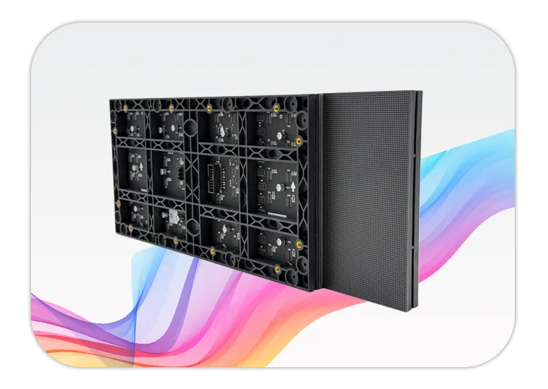NXTIONSTAR P1.25 iç mekân LED modülün ön ve arka yüzü