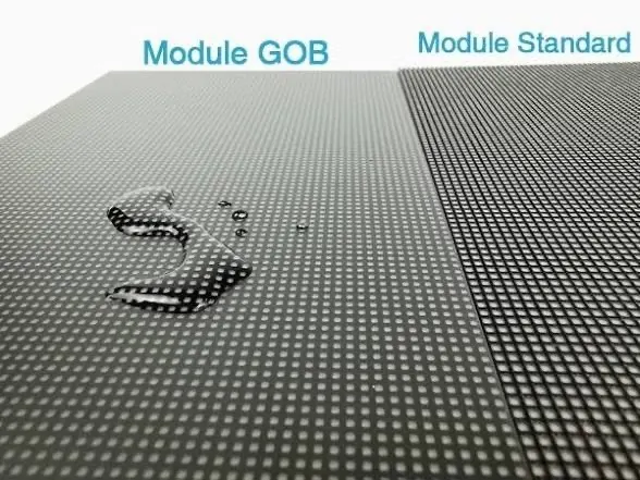 GOB LED module surface