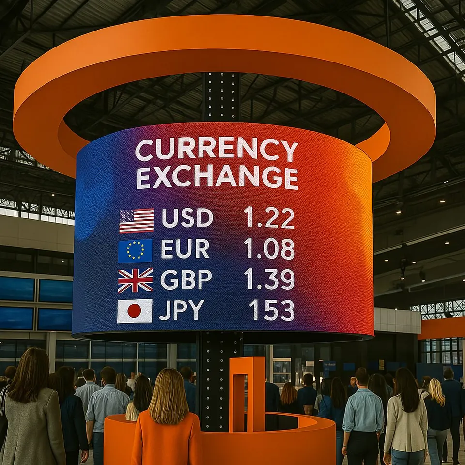 Banka ve Havalimanı LED Ekran