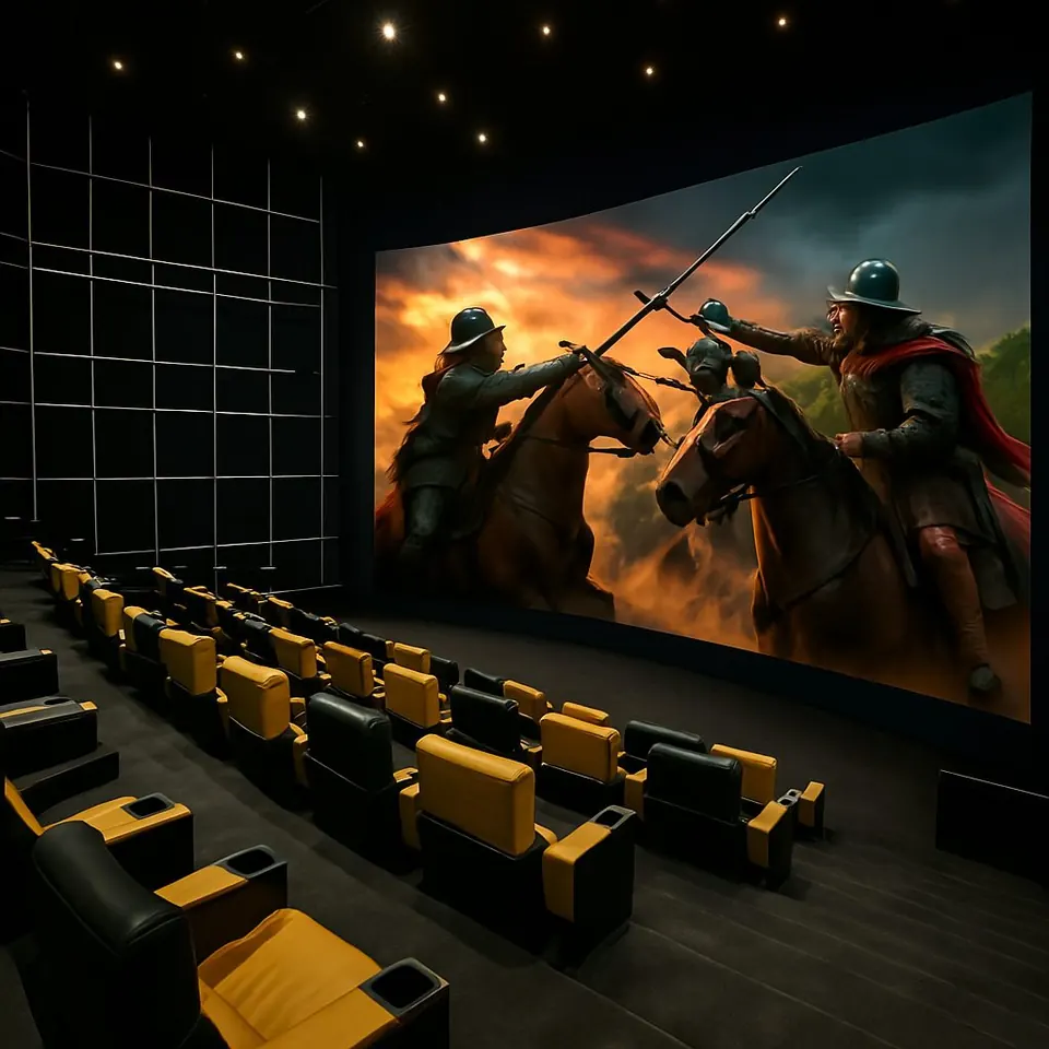 İç Mekân Sinema LED Ekran uygulama görseli